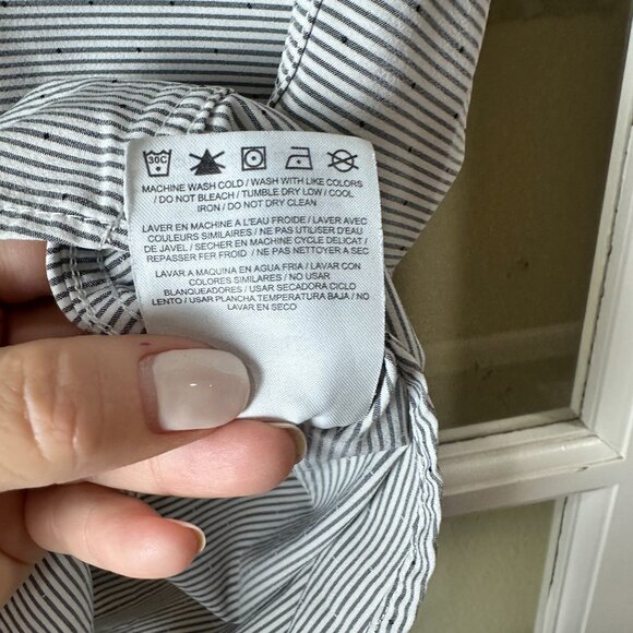 HURLEY Stretch Fit Short Sleeve Button Down Shirt Size Large - Picture 7 of 12